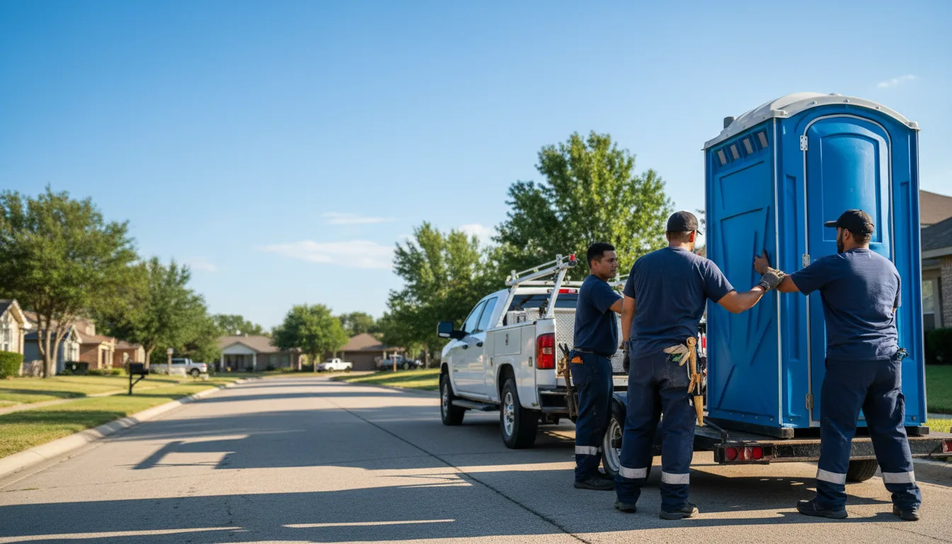 Portable Toilet Rental in Henderson, TX near me
